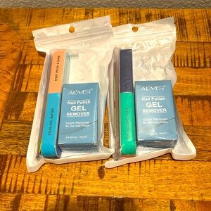 ALIVER Gel Nail Polish Remover Kit File and Metal Polish remover (2 sets) Quick
